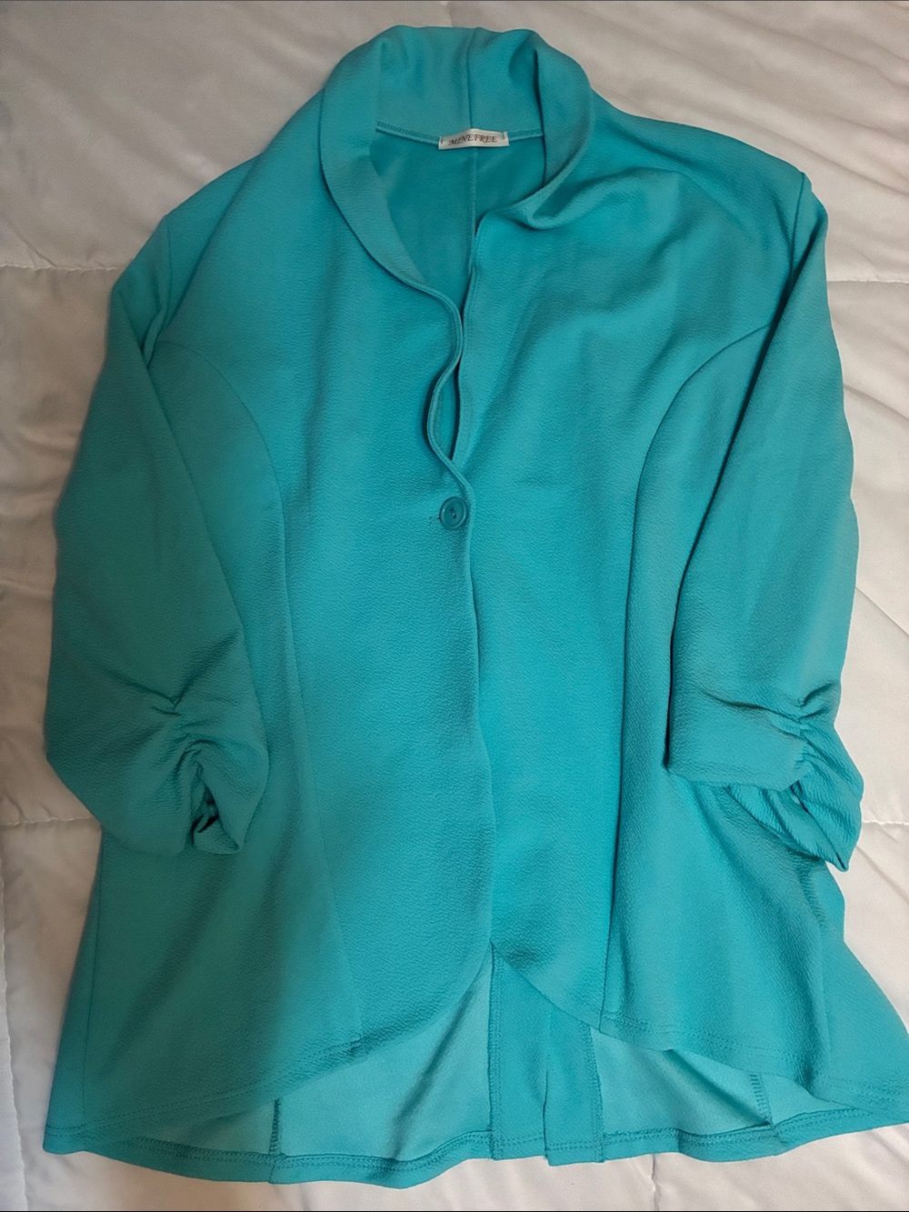 Teal Women's Button-Front jacket - Unknown Brand